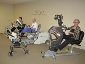 Courtyard Terrace Fitness Room | Nebraska Assisted Living