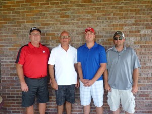 2nd Flight Winner Crop Production Services Team Members from Left to Right: Doug Holtzen, Kent Werner, Troy Kane, Dustin Drohman
